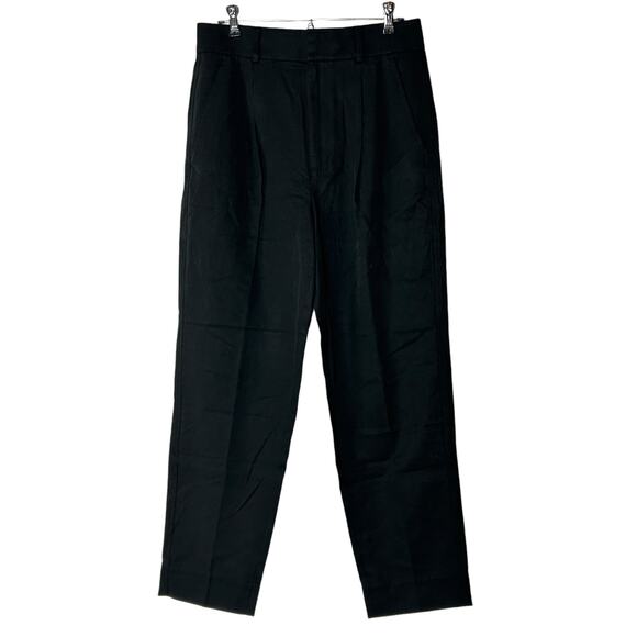 Everlane Tencel Way High Tapered Pant Buttersmooth Black Women 16 NWT No Stretch - Picture 3 of 12